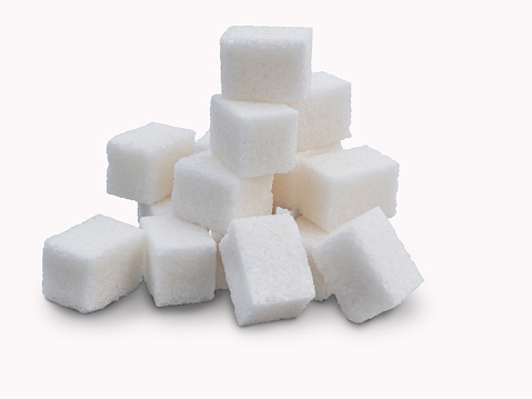 Sugar Cube, Sugar - Food, White Background, Cube Shape, Cut Out