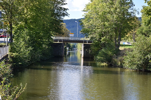 Lahn bridge in Bad Ems