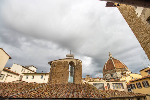 A private residence or hotel near Duomo (Metropolitan Cathedral Basilica of Santa Maria del Fiore) at Tuscany in Florence, Italy