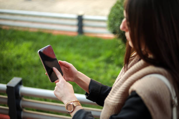istock Mobile Devices and Green Screen, Women's Lifestyle, Portable Information Device, Telephone Usage, Communication by Message 1450075122