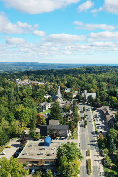 istock Aerial vertical of Ancaster, Ontario, Canada 1450085155
