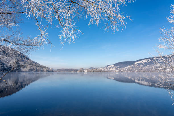 istock Wintertime at Lake Schliersee 1450087659