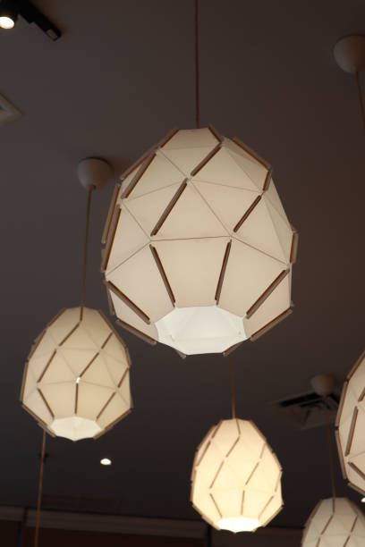 istock Indoor hanging artistic white light minimalist and beautiful. 1450110108