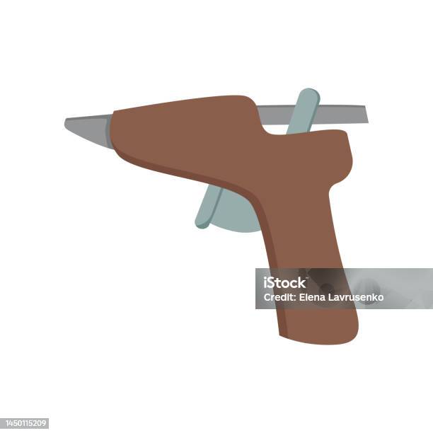 Adhesive Gun Vector Glue Gun Vector Illustrator One Element Stock Illustration - Download ...