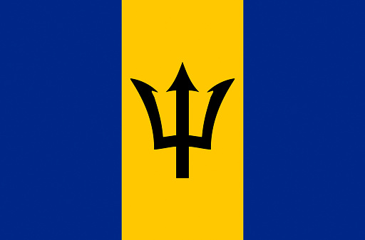 National flag of Barbados.