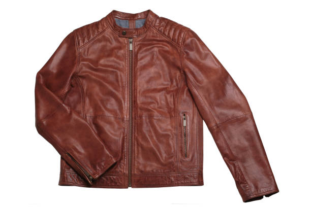 male leather jacket - casaco de couro imagens e fotografias de stock