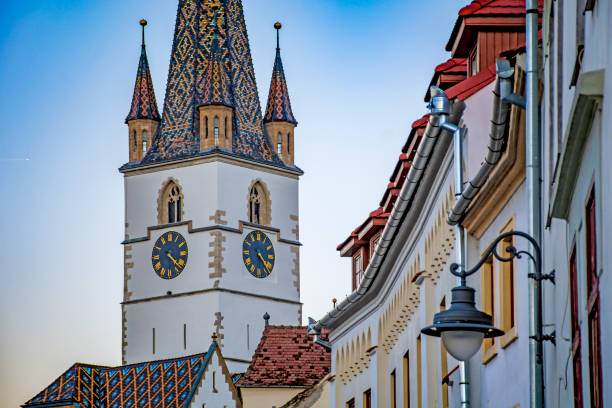 Sibiu, Transylvania, Romania stock photo