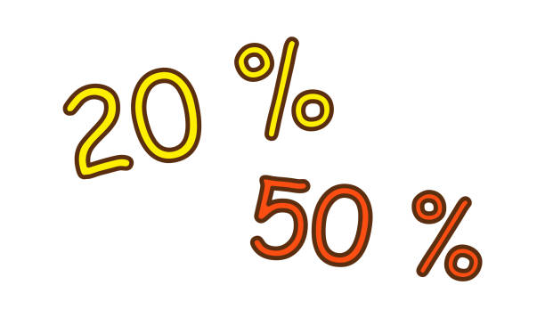 istock Sale discount percentage icons. Vector illustration 1450124545