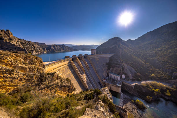 istock View of dam at Embalse de Santa Ana 1450124793