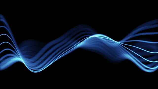 4k Loopable - Abstract Wave Lines