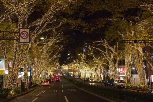 istock Illumination Light Up Omotesando Shibuya Japan 1450130179