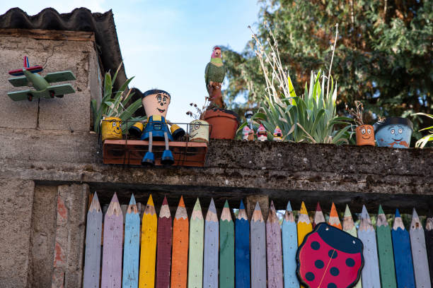 istock Original and colourful fence 1450132247