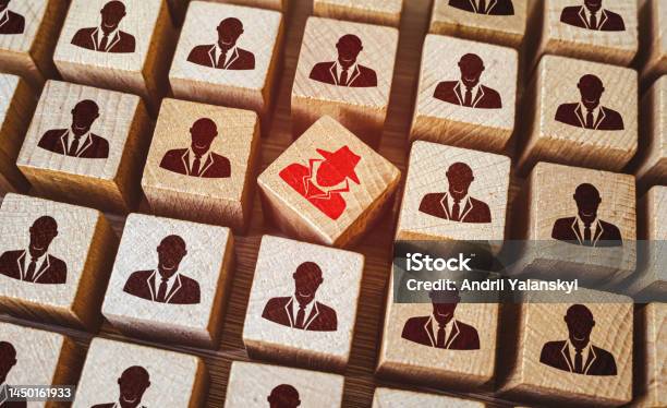 Find Spies Among Employees Stock Photo - Download Image Now - Threats, Network Security, Examining