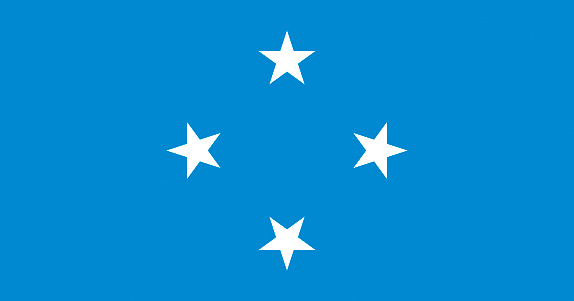 Flag of the Federated States of Micronesia.