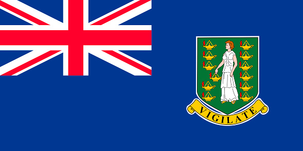 Flag of the British Virgin Islands.