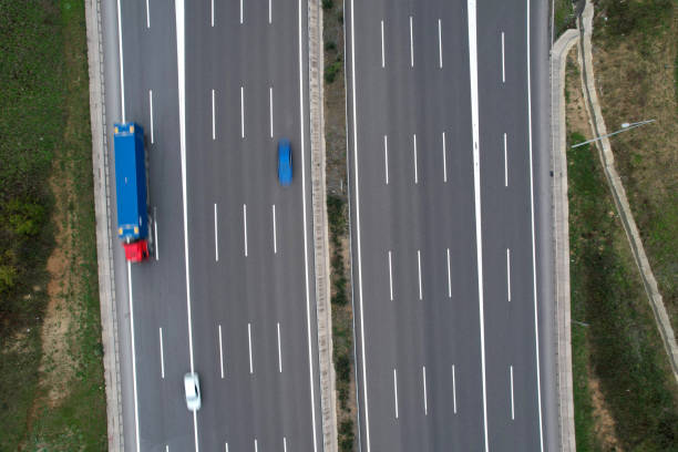 istock Aerial View of Highway 1450206866