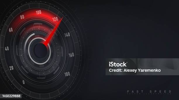 Speedometer Speed Fast Image Background With Fast Speedometer Stock Illustration - Download Image ...