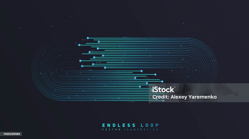Endless Loop Concept Stock Illustration - Download Image Now - Circle ...