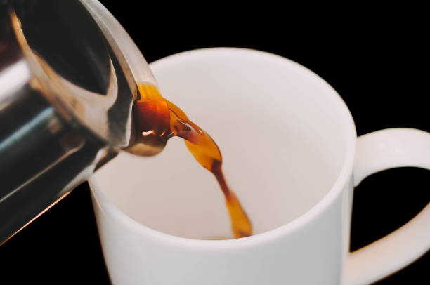 istock Morning coffee in a white cup for a good morning. 1450233838