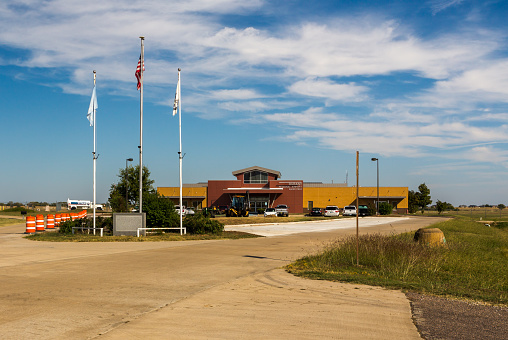 Durant, Oklahoma, USA - October 20th, 2022: Durant Regional Airport