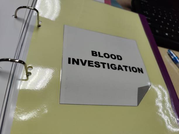 istock Blood investigation word 1450246623
