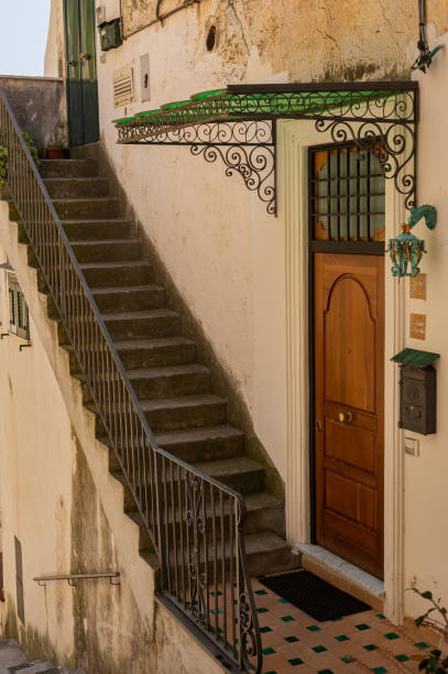 istock Old narrow streets in Amalfi. 1450248993