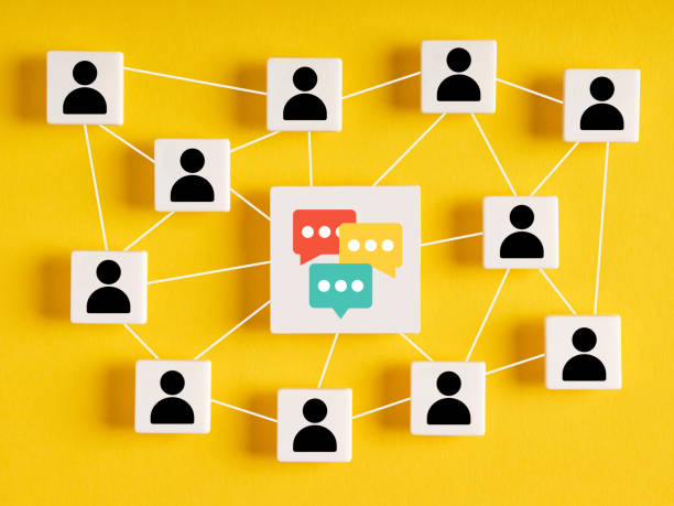 istock Social media messaging and communication network. 1450250290