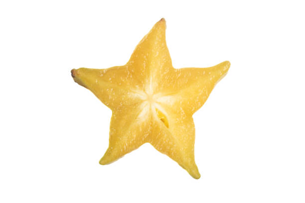 istock Carambola yellow on a white background 1450252815