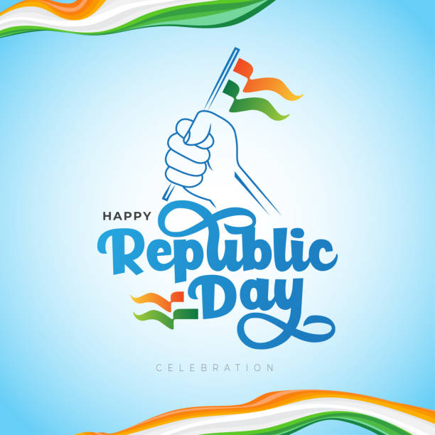 Happy Republic Day Celebration Greeting Background Happy Republic Day Celebration Greeting Background Template Vector Illustration number 26 stock illustrations