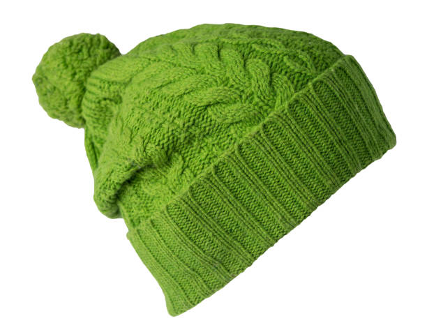 knitted hat isolated on white background