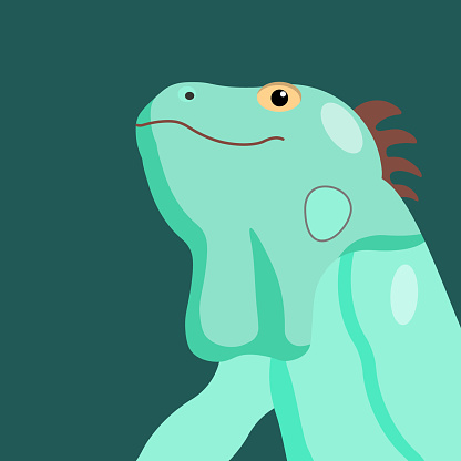 Green Dinosaur Cartoon Character Clip Art