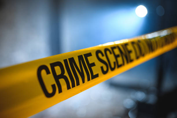 istock Crime Scene Barricade Tape 1450263437