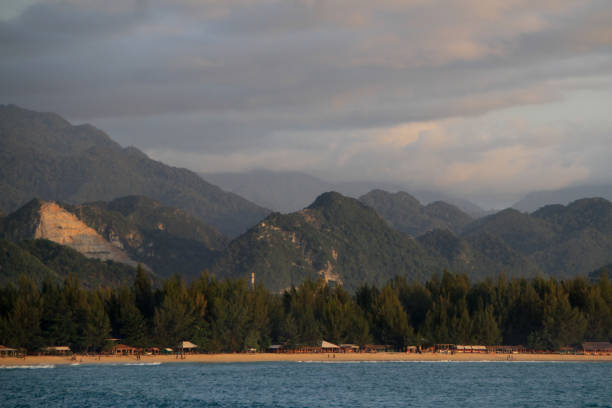 istock sunrise view between mount seulawah, aceh 1450265710