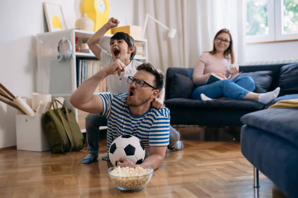 istock family enjoying time at home 1450268915