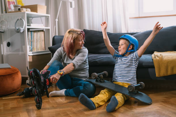 istock mother and son at home 1450269765