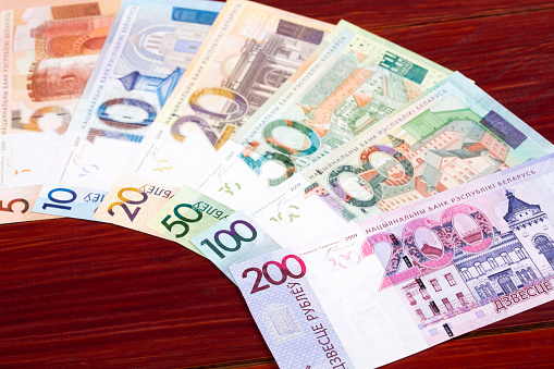 Belarusian money - Ruble a business background