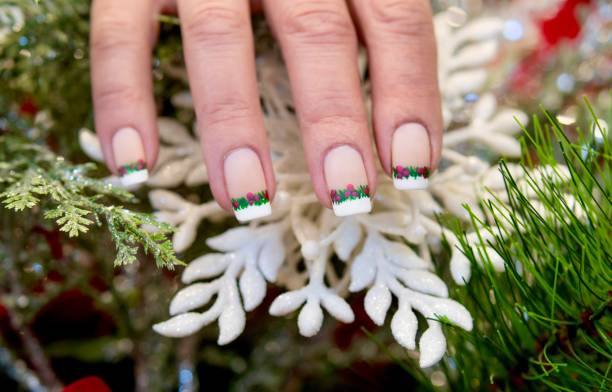istock Christmas Inspired Nail Art Designs 1450273449