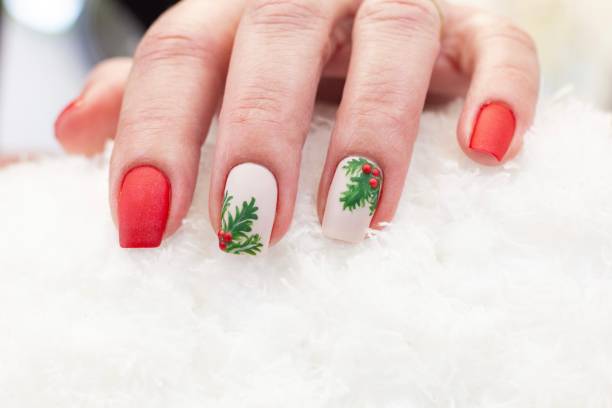 istock Christmas Inspired Nail Art Designs 1450273498