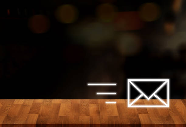 istock Mail Communication Connection message to mailing contacts phone Global Letters Concept 1450275402