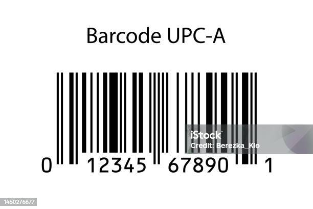 Upc Code Backgrounds Upca Barcode Isolated On White Background Vector Stock Illustration ...