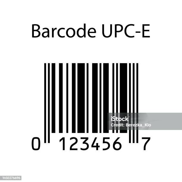 Upc Code Backgrounds Upce Barcode Isolated On White Background Vector Stock Illustration ...