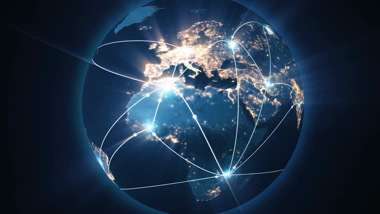 Global Connection Lines .