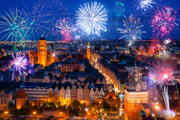istock New Year fireworks display in Gdansk, Poland 1450280137
