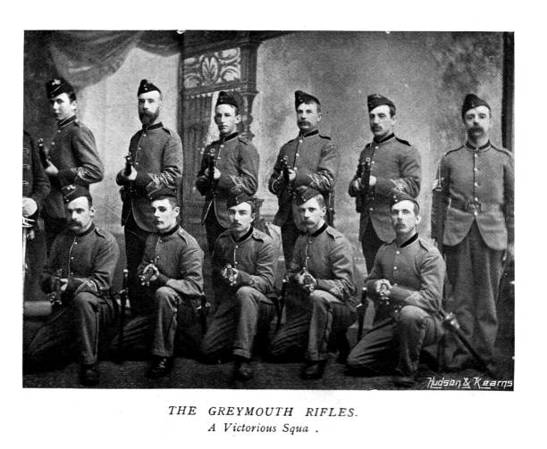 istock 19th c Colonial armed forces; The Greymouth Rifles corps; Navy & Army Illustrated 1899 1450283186