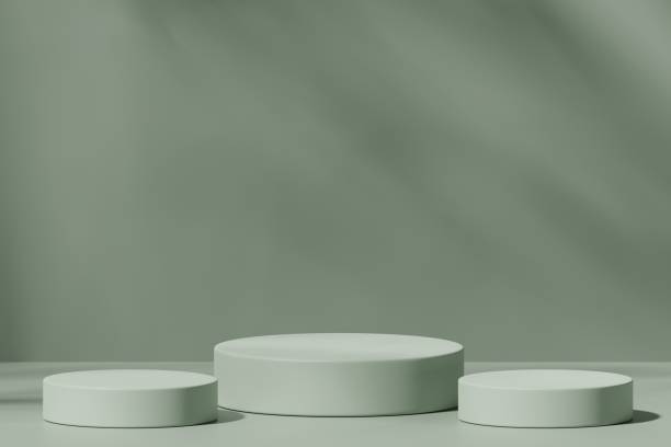 istock Scene with a podium for product presentation, 3d rendering 1450283263