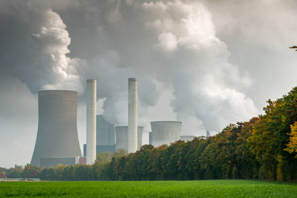istock Coal power plant and environmental pollution 1450290622