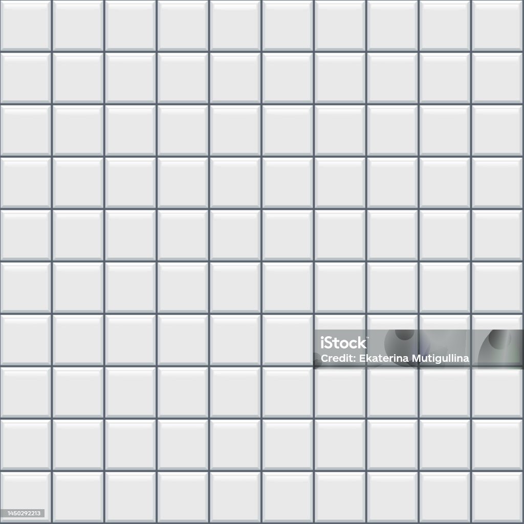 Texture Square Ceramic Tile Glossy Ceramic Square Tiles Seamless Pattern Stock Illustration ...