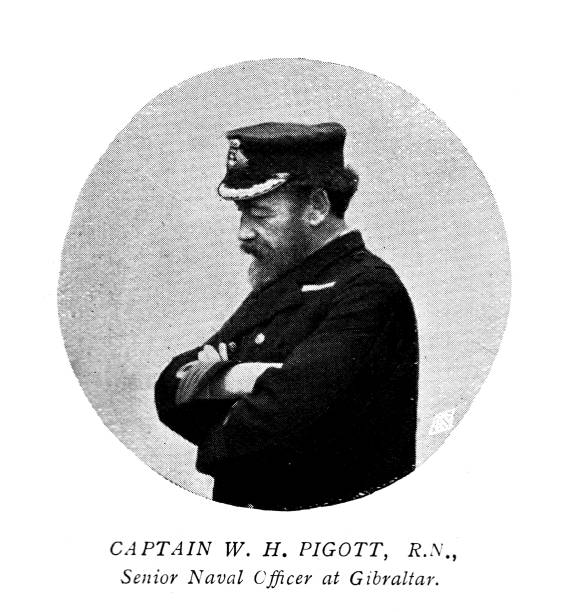 istock 19th c portrait Captain William Harvey Pigott British Royal Navy; Navy & Army Illustrated 1899 1450294268