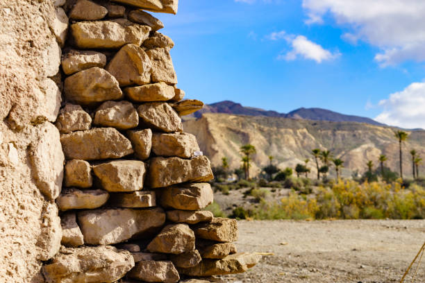 Ruins in a fishing village of Al Jumail (Jumayl) west of Ruwais. Northern Qatar