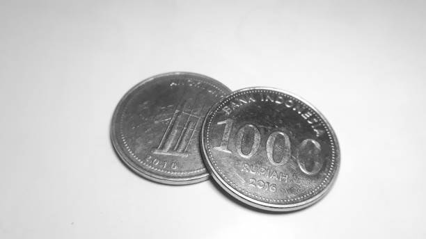 istock Indonesian coin, 1000 rupiah 1450301835